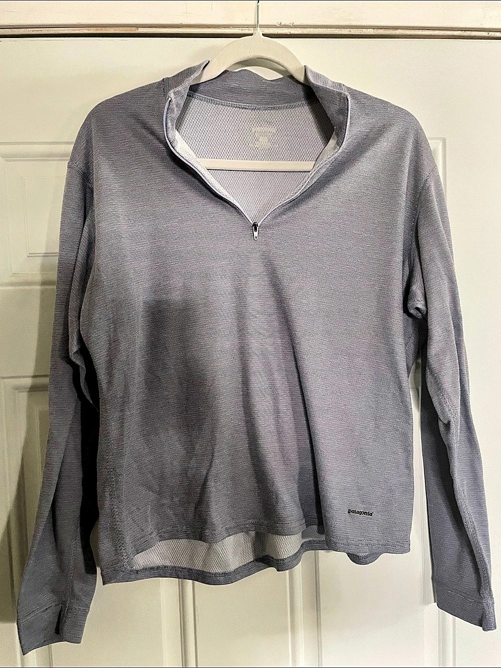 Patagonia Capilene Lightweight Zip-Neck light blue Pullover